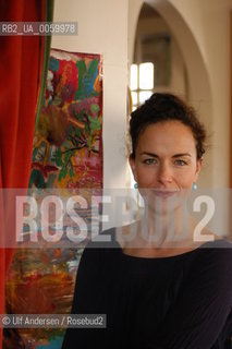 French writer Agnes Desarthe. Paris, October 17, 2005 - ©Ulf Andersen/Rosebud2