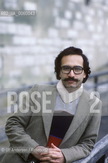 Algerian writer Tahar Djaout ( 1954-1993 ). Paris, February 19, 1987 - ©Ulf Andersen/Rosebud2