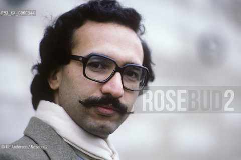 Algerian writer Tahar Djaout ( 1954-1993 ). Paris, February 19, 1987 - ©Ulf Andersen/Rosebud2