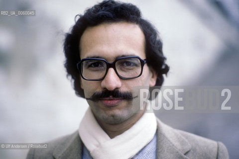 Algerian writer Tahar Djaout ( 1954-1993 ). Paris, February 19, 1987 - ©Ulf Andersen/Rosebud2