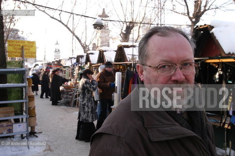 Russian writer Andrei Dmitriev. Moscow, January 31, 2005 - ©Ulf Andersen/Rosebud2