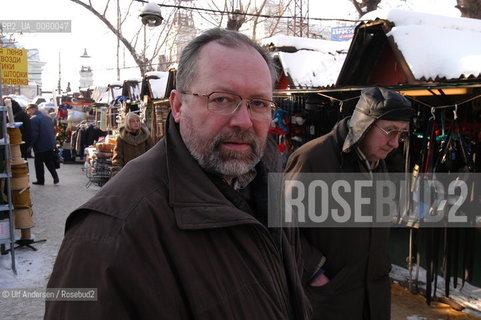 Russian writer Andrei Dmitriev. Moscow, January 31, 2005 - ©Ulf Andersen/Rosebud2