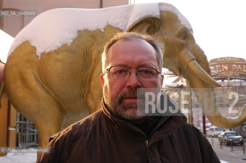 Russian writer Andrei Dmitriev. Moscow, January 31, 2005 - ©Ulf Andersen/Rosebud2