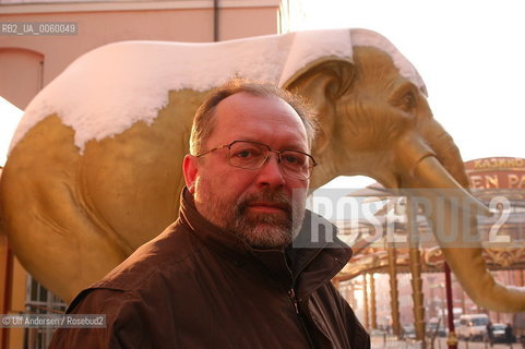 Russian writer Andrei Dmitriev. Moscow, January 31, 2005 - ©Ulf Andersen/Rosebud2