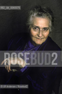 Francoise Dolto, French Pedopsychiatrist. ©Ulf Andersen/Rosebud2