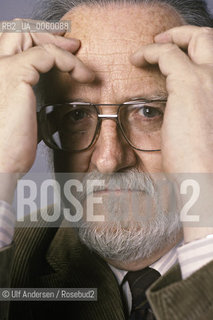 Chilean writer José Donoso. Paris, November 9, 1987 - ©Ulf Andersen/Rosebud2