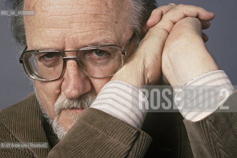 Chilean writer José Donoso. Paris, November 9, 1987 - ©Ulf Andersen/Rosebud2