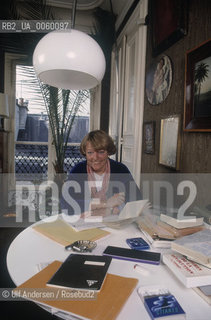 French writer Genevieve Dormann. Paris, May 25, 2002 - ©Ulf Andersen/Rosebud2