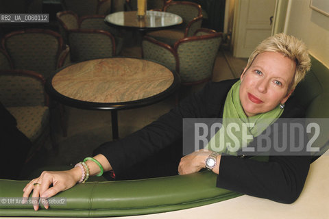 German writer and film maker Dorris Dorrie. Paris, March 19, 2001 - ©Ulf Andersen/Rosebud2