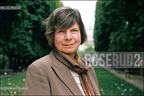 English writer Margaret Drabble. Paris, August 20, 2002 - ©Ulf Andersen/Rosebud2