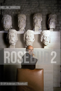 French historian Georges Duby at Cluny museum. Paris, november 23, 1993 - ©Ulf Andersen/Rosebud2