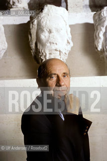 French historian Georges Duby at Cluny museum. Paris, november 23, 1993 - ©Ulf Andersen/Rosebud2