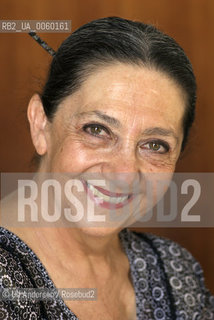 Argentinian writer Alicia Dujovne Ortiz. Paris, September 8, 2009 - ©Ulf Andersen/Rosebud2