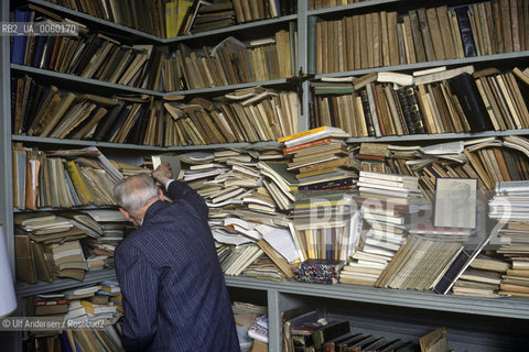 French historian Georges Dumezil at his office. Paris, september 18, 1984 - ©Ulf Andersen/Rosebud2