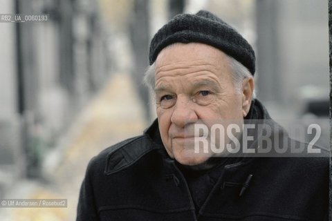 English writer Lawrence Durell. Paris, March 12, 1981 - ©Ulf Andersen/Rosebud2