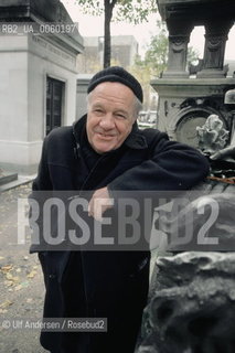 English writer Lawrence Durell. Paris, March 12, 1981 - ©Ulf Andersen/Rosebud2