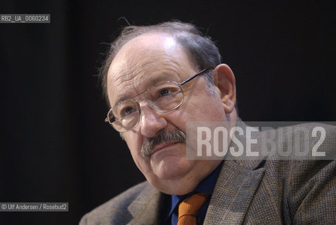 Italian writer Umberto Eco. Paris, March 30, 2010 - ©Ulf Andersen/Rosebud2