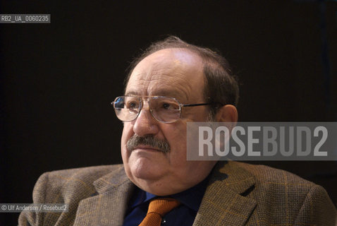 Italian writer Umberto Eco. Paris, March 30, 2010 - ©Ulf Andersen/Rosebud2