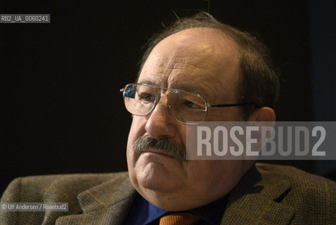 Italian writer Umberto Eco. Paris, March 30, 2010 - ©Ulf Andersen/Rosebud2