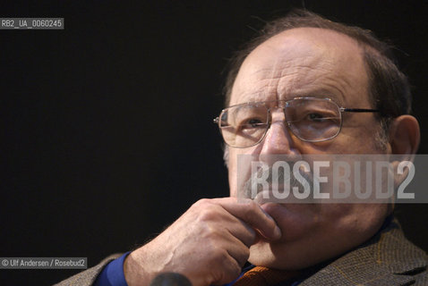 Italian writer Umberto Eco. Paris, March 30, 2010 - ©Ulf Andersen/Rosebud2