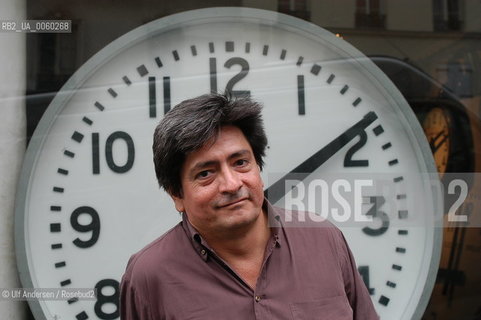 Chilean writer Mauricio Electorat. Paris, September 15, 2005 - ©Ulf Andersen/Rosebud2