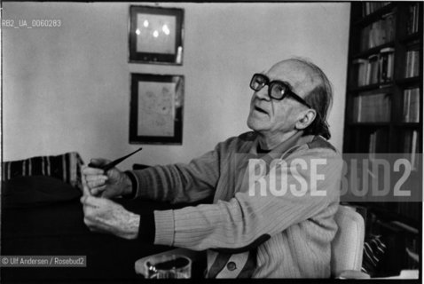 Rumanian writer and essayist Mircea Eliade at home ©Ulf Andersen/Rosebud2