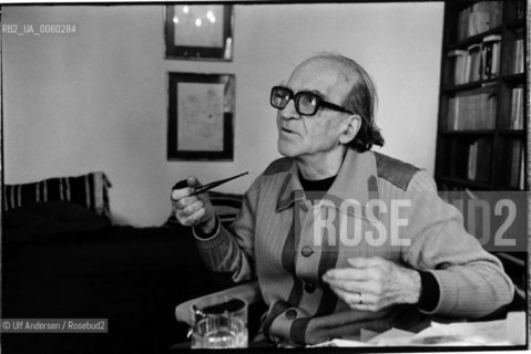 Rumanian writer and essayist Mircea Eliade at home ©Ulf Andersen/Rosebud2