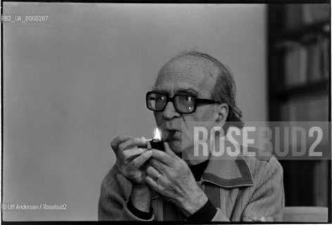 Rumanian writer and essayist Mircea Eliade at home ©Ulf Andersen/Rosebud2