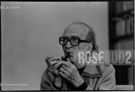 Rumanian writer and essayist Mircea Eliade at home ©Ulf Andersen/Rosebud2