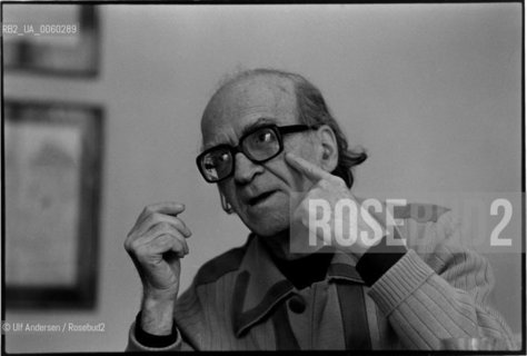 Rumanian writer and essayist Mircea Eliade at home ©Ulf Andersen/Rosebud2