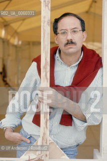 American writer James Ellroy. Paris, September 19, 1989 - ©Ulf Andersen/Rosebud2