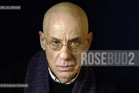 American writer James Ellroy. Paris, January 17, 2010 - ©Ulf Andersen/Rosebud2