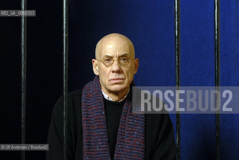 American writer James Ellroy. Paris, January 17, 2010 - ©Ulf Andersen/Rosebud2