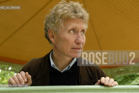 Belgian writer Francois Emmanuel. Bruxelles, June 20, 2009 - ©Ulf Andersen/Rosebud2