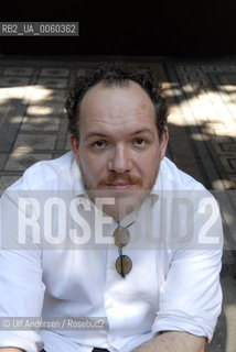 French writer Mathias Enard. Paris, June 28, 2010 - ©Ulf Andersen/Rosebud2