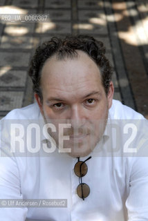 French writer Mathias Enard. Paris, June 28, 2010 - ©Ulf Andersen/Rosebud2