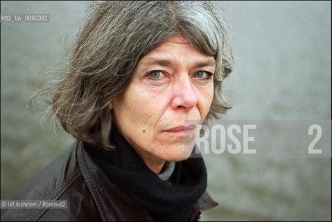 Dutch writer Anna Enquist. Amsterdam, November 19, 2002 - ©Ulf Andersen/Rosebud2