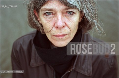 Dutch writer Anna Enquist. Amsterdam, November 19, 2002 - ©Ulf Andersen/Rosebud2