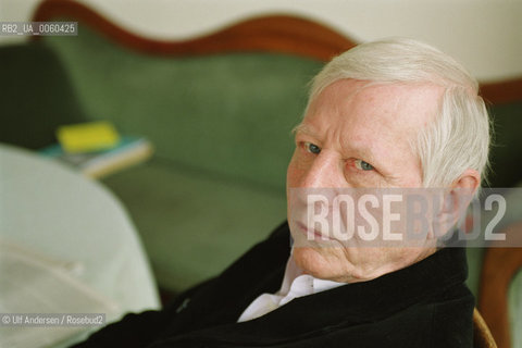 Hans Magnus Enzensberger at home in Munich.. ©Ulf Andersen/Rosebud2