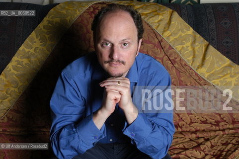 American author poses for a portrait to promote his book in France. ©Ulf Andersen/Rosebud2