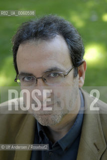 Spanish writer Jose Manuel Fajardo. Paris, September 18, 2010 - ©Ulf Andersen/Rosebud2