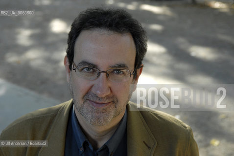 Spanish writer Jose Manuel Fajardo. Paris, September 18, 2010 - ©Ulf Andersen/Rosebud2