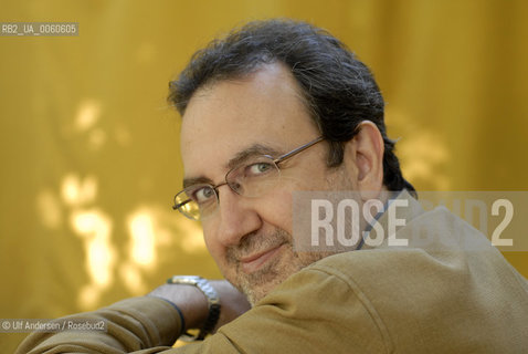 Spanish writer Jose Manuel Fajardo. Paris, September 18, 2010 - ©Ulf Andersen/Rosebud2