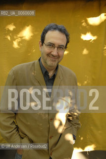 Spanish writer Jose Manuel Fajardo. Paris, September 18, 2010 - ©Ulf Andersen/Rosebud2