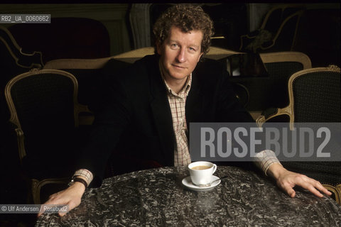 English writer Sebastian Faulks. Paris, May 17, 1999 - ©Ulf Andersen/Rosebud2