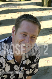 French writer David Fauquemberg. Saint Malo, May 31, 2009 - ©Ulf Andersen/Rosebud2