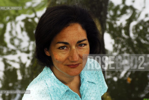 French writer Alice Ferney. Paris, June 20, 2006 ©Ulf Andersen/Rosebud2