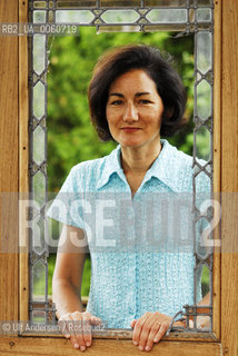 French writer Alice Ferney. Paris, June 20, 2006 ©Ulf Andersen/Rosebud2