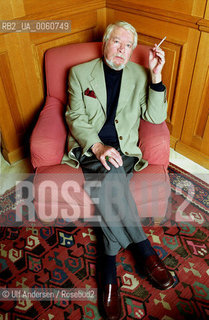 English writer Timothy Findley. Paris, November 30, 2001 - ©Ulf Andersen/Rosebud2