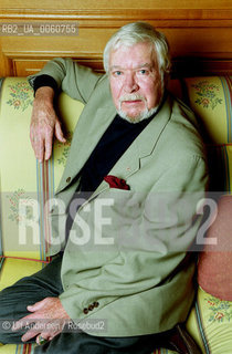 English writer Timothy Findley. Paris, November 30, 2001 - ©Ulf Andersen/Rosebud2